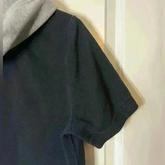 Nike boys sportswear black short sleeve club hoodie - Picture 6 of 7